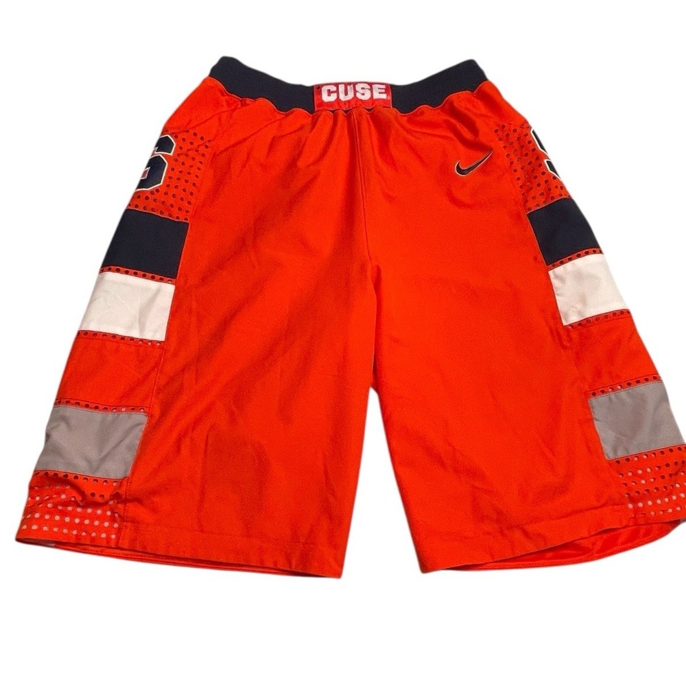 Nike Syracuse Orange Cuse Shorts Mens Size Small NCAA Basketball Baggy Retro